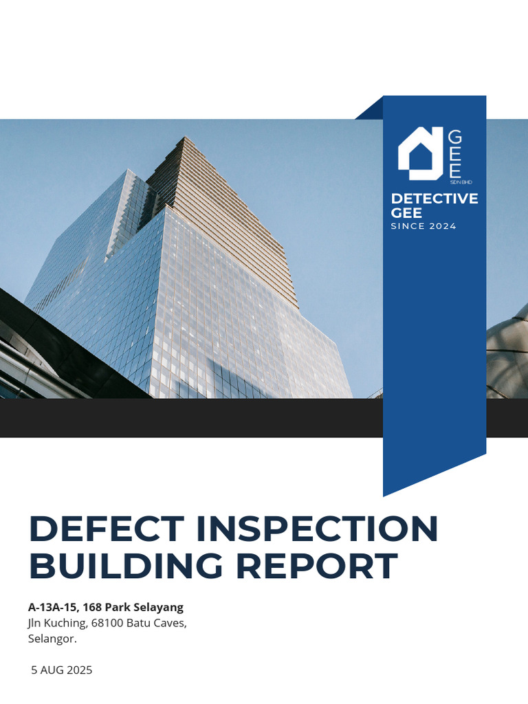 Defect Inspection Report for 168 Park Selayang | PDF | Architectural ...