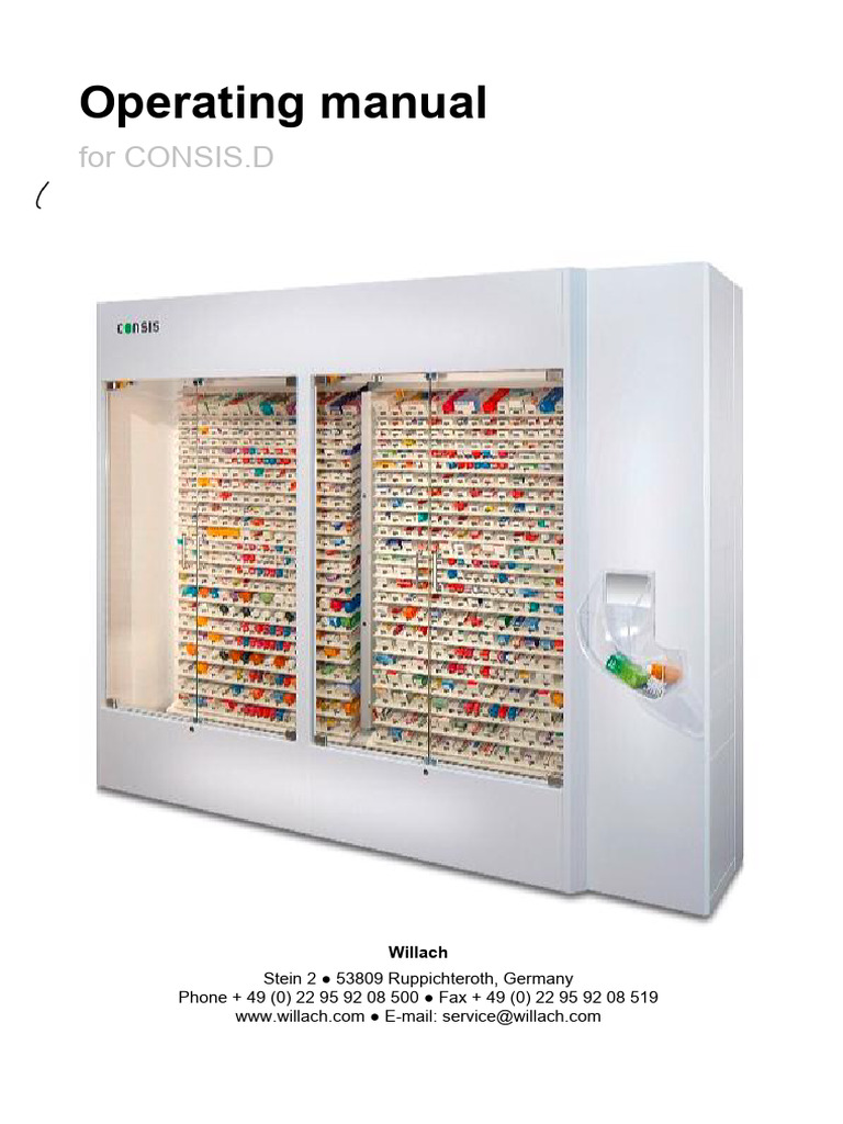 CONSIS.D Operating Manual | PDF | Electrical Wiring | Elevator