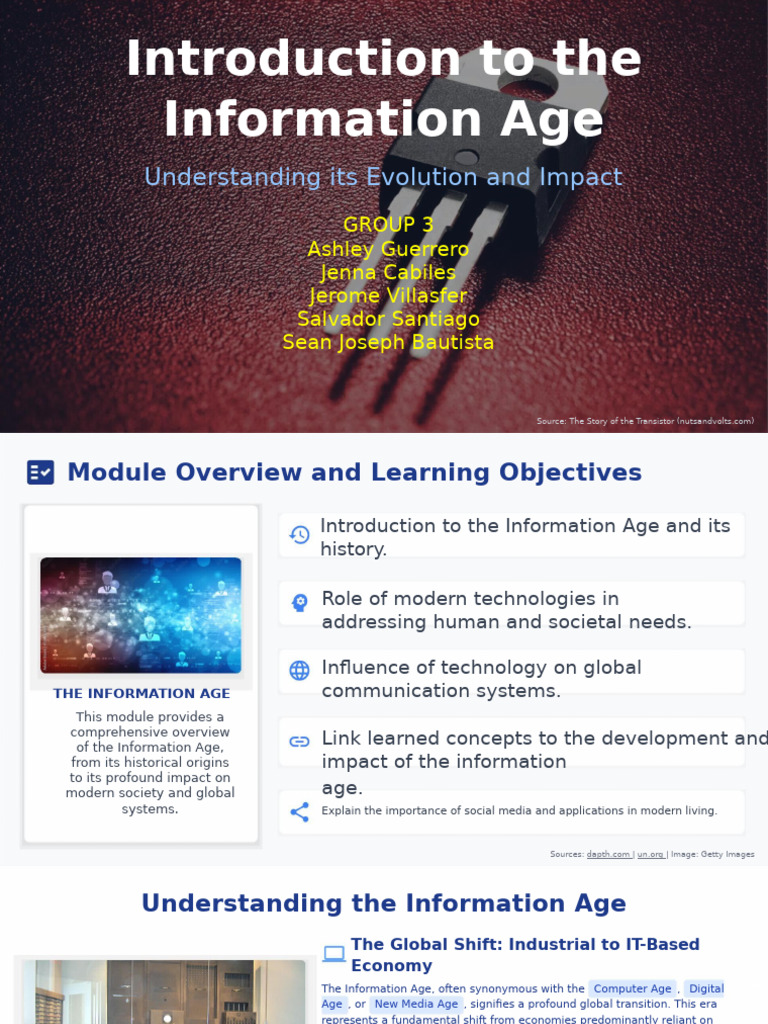 Overview of the Information Age | PDF | Very Large Scale Integration ...