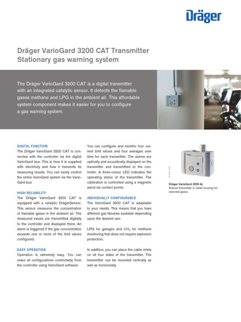 C VarioGard 3200 CAT Transmitter ENG | PDF