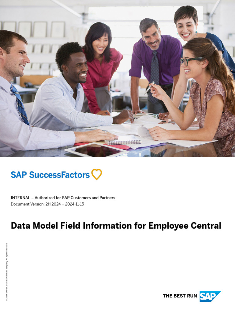 SAP Employee Central Data Model Guide | PDF | Data Type | String ...
