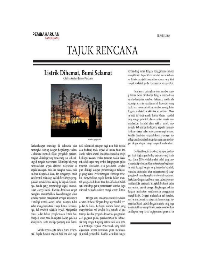 Tajuk Rencana | PDF