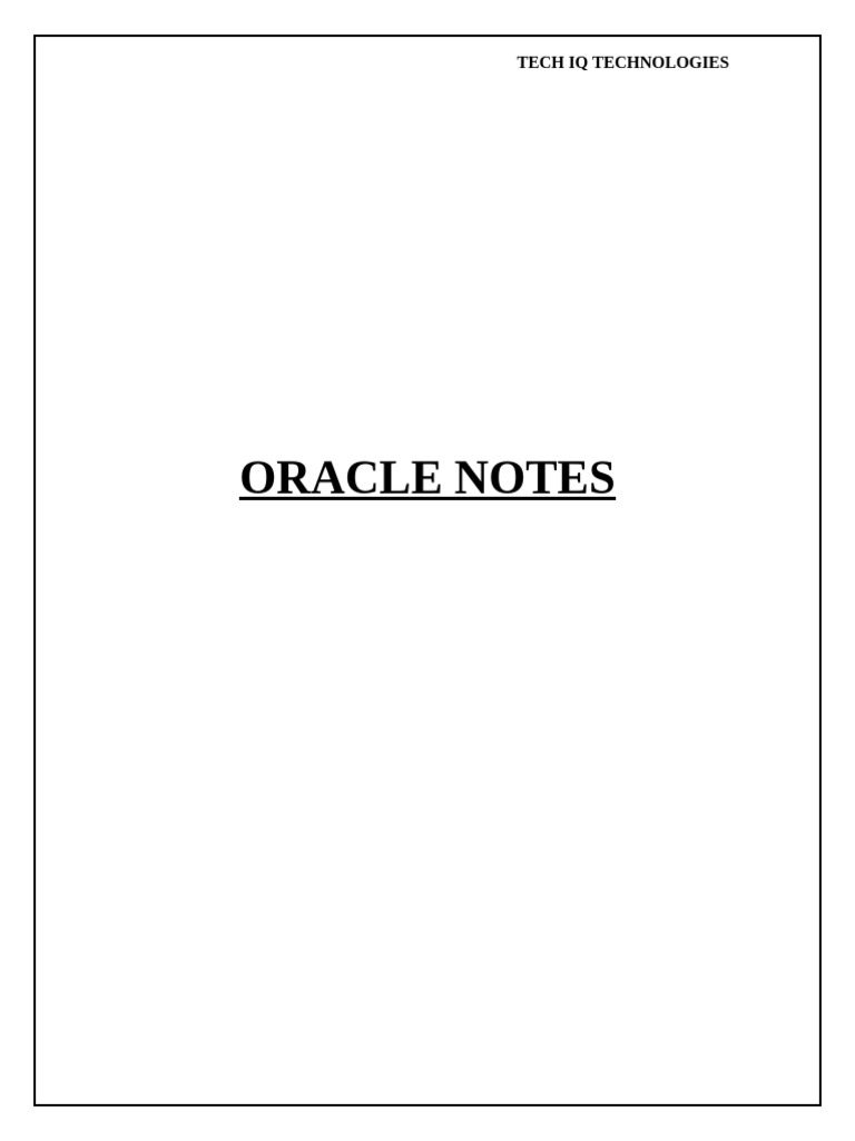 Oracle Database Index Overview | PDF
