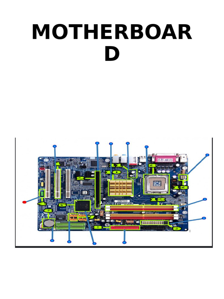 Lecture 5. Computer Motherboards BLANK | PDF | Microcomputers | Classes ...