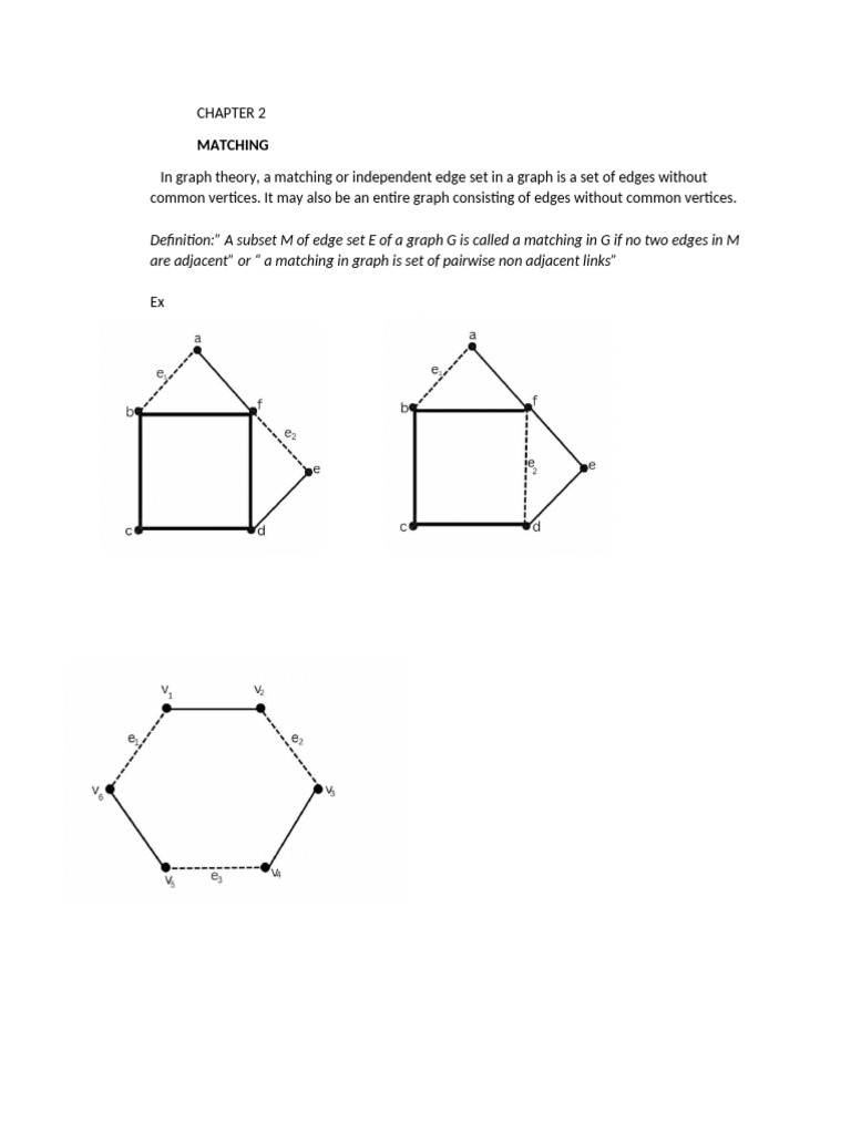 Matching | PDF