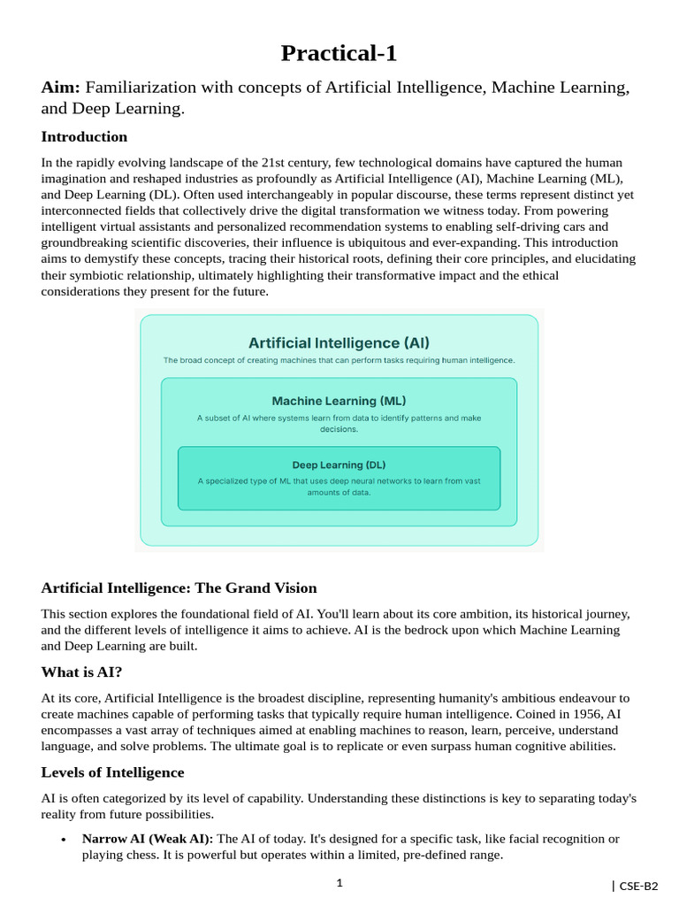 Intro to AI, ML, and Deep Learning | PDF | Machine Learning ...