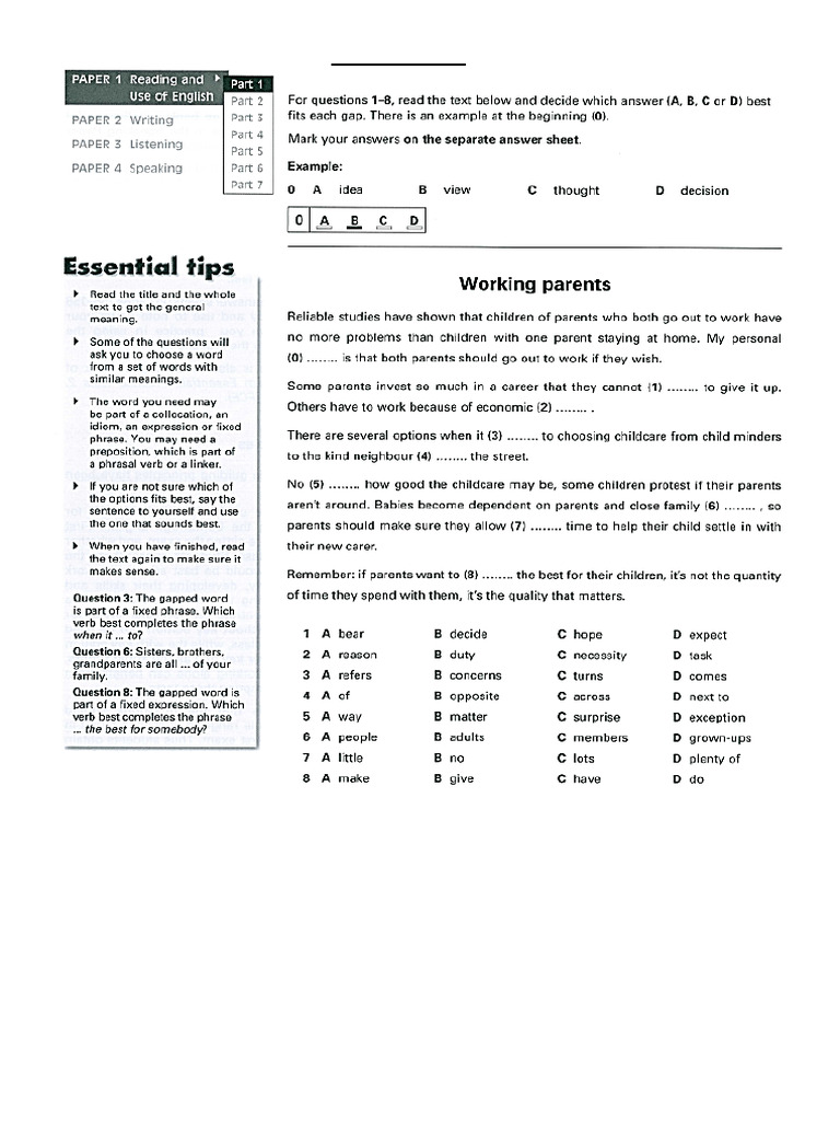 FCE Extra Practice 07 | PDF