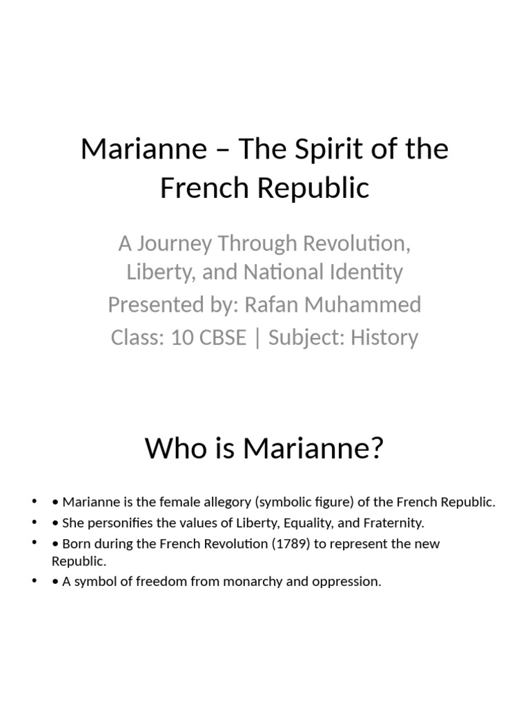Marianne Presentation Rafan | PDF | Political Science
