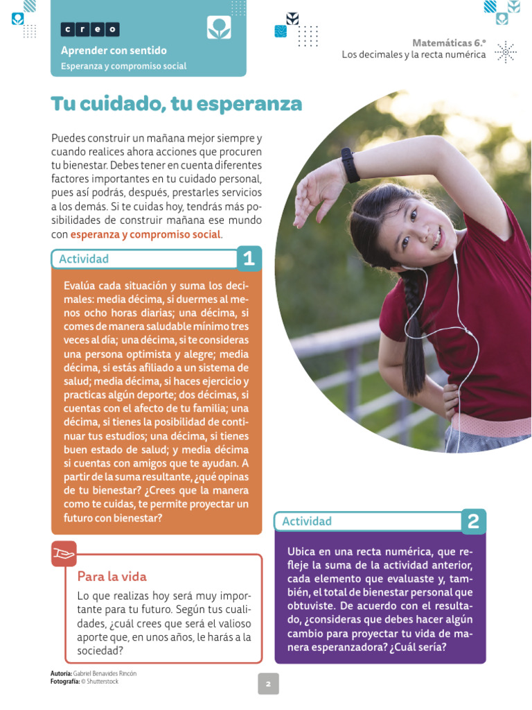 6° Tu Cuidado, Tu Esperanza | PDF
