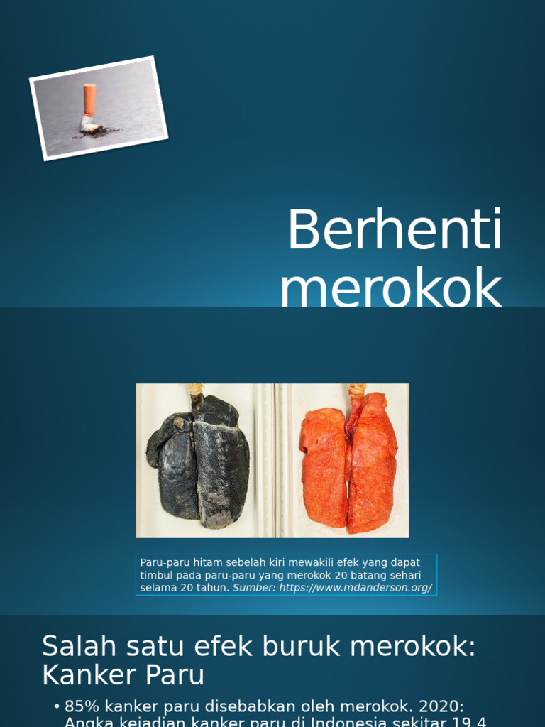 Berhenti merokok | PDF