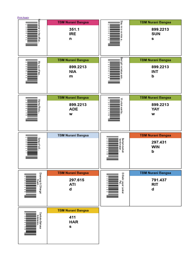 Labelling 7 | PDF