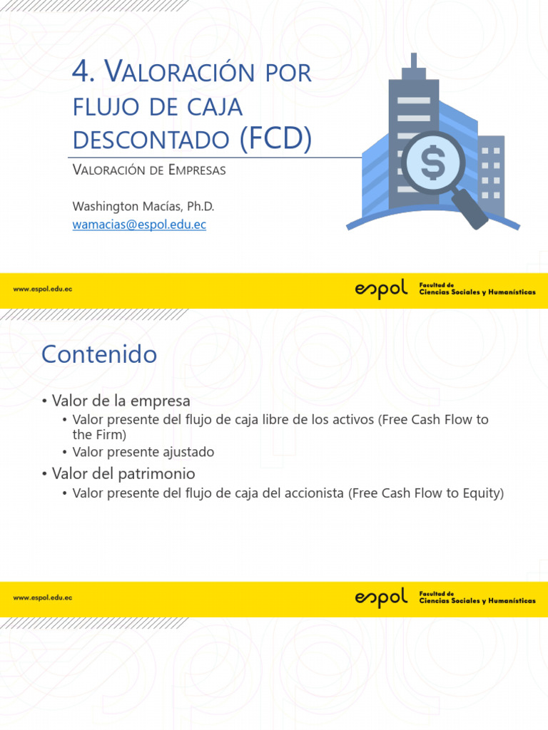 Valoración de Empresas por Flujo de Caja | PDF | Flujo de efectivo ...