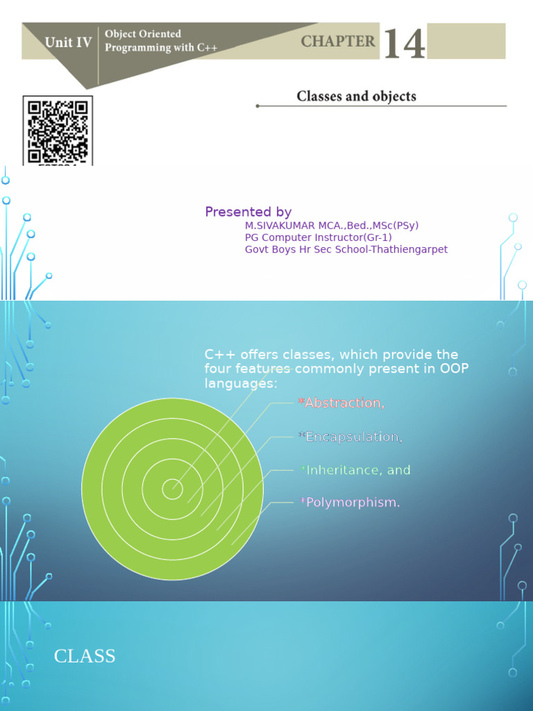 11th 14 Unit-Class and Objects | PDF
