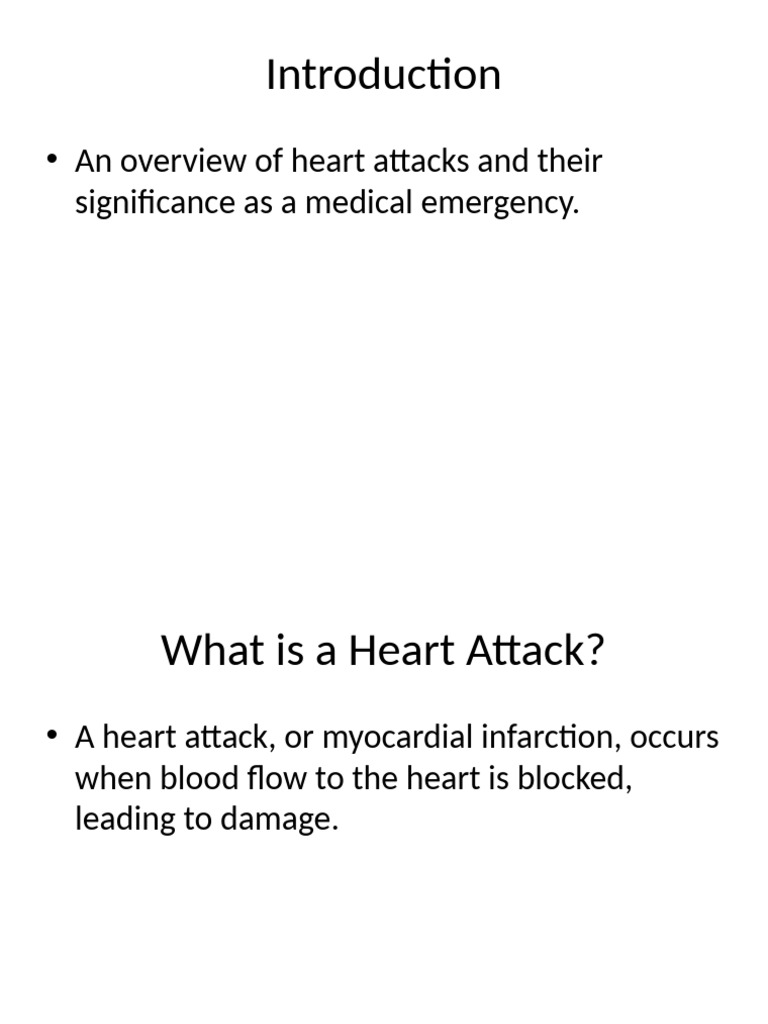 Heart Attack First Aid Guide | PDF