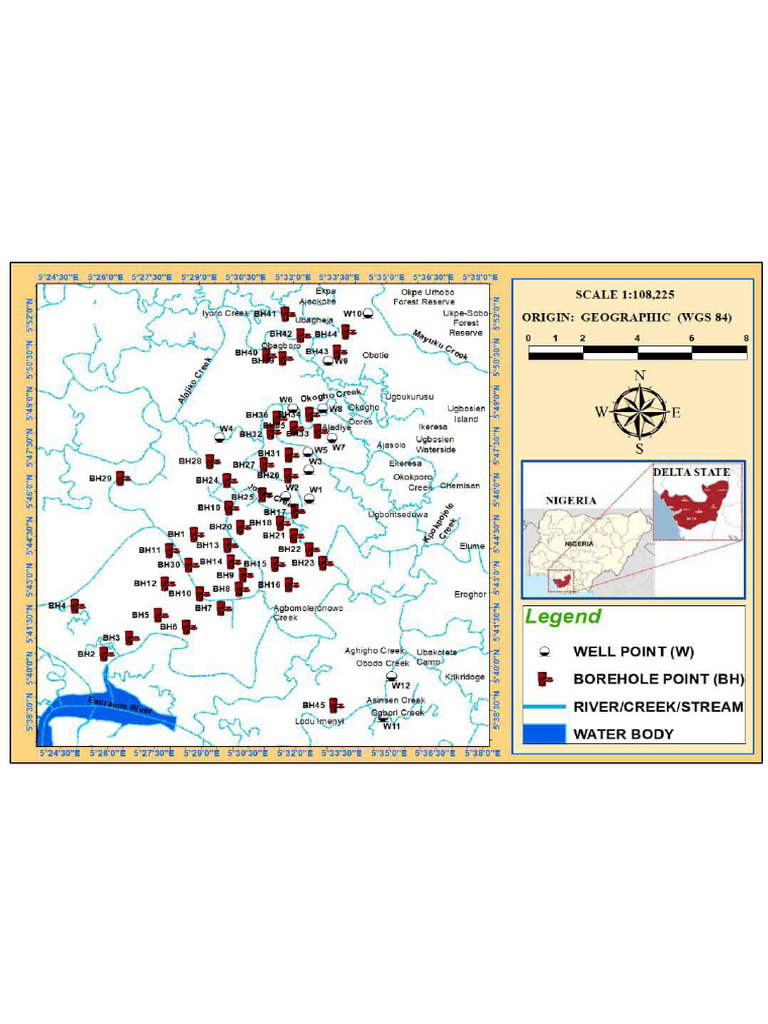 Map of Delta State | PDF
