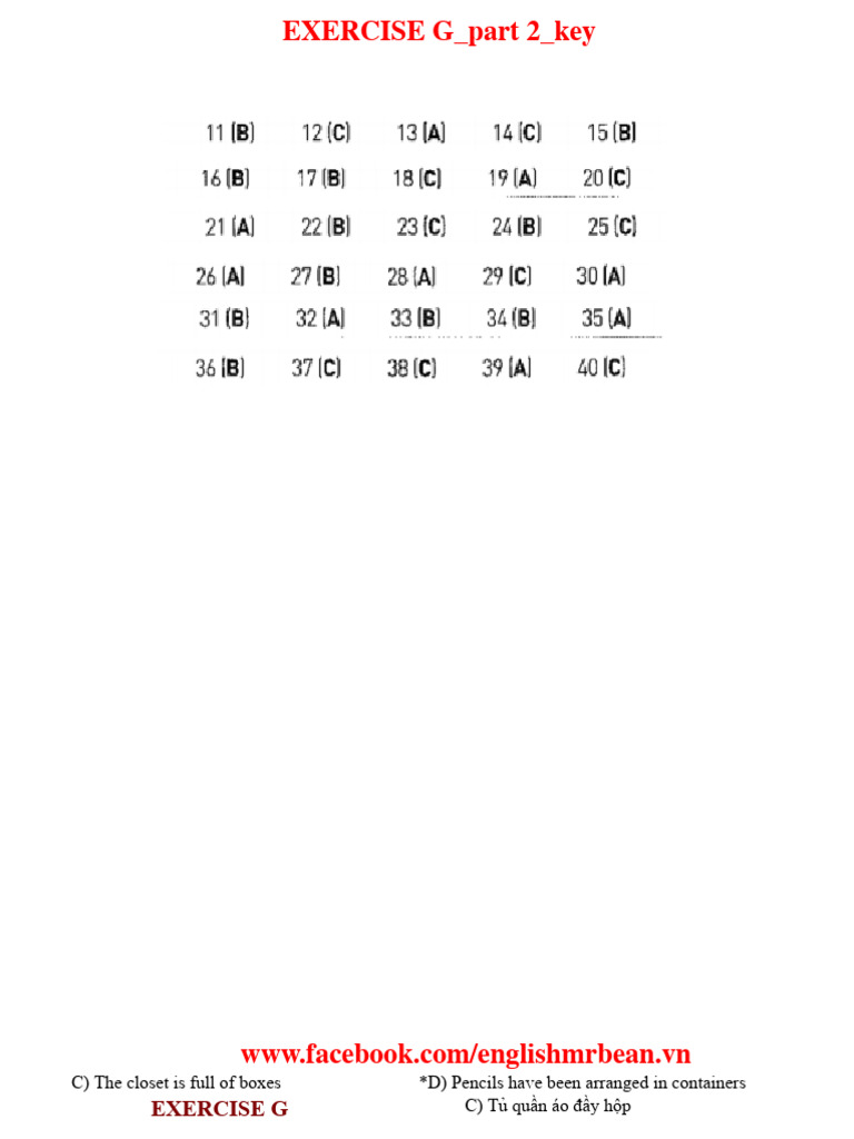 Practice e Part 2 Key | PDF