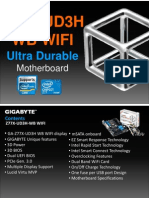 Gigabyte GA-Z77X-UD3H WB WiFi Motherboard (PDF)