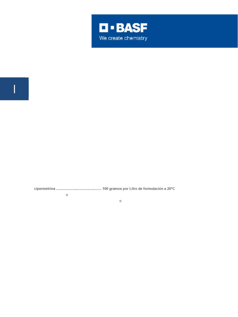Ficha Técnica de Fastac® 10 EC | PDF | Agua | Alimentos