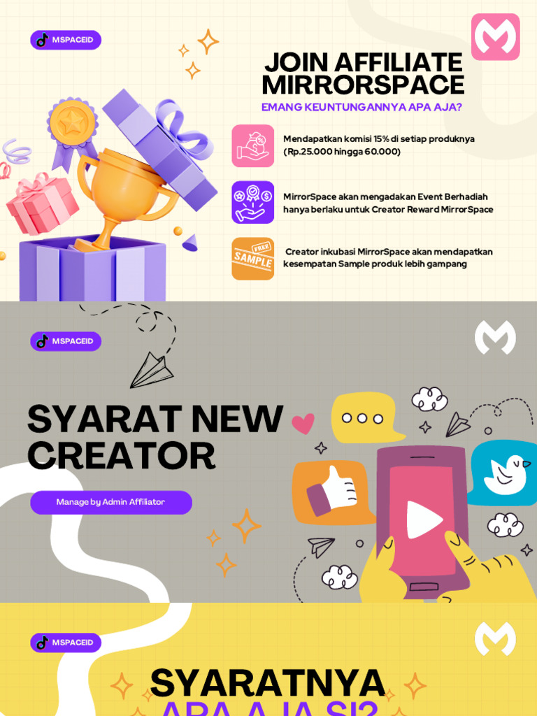 Keuntungan Bergabung dengan MirrorSpace Affiliate | PDF