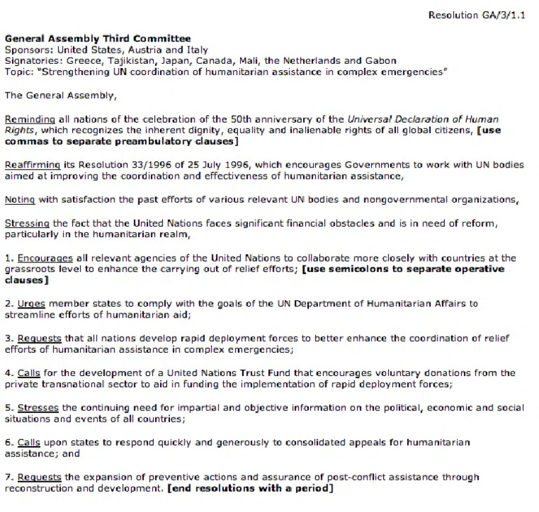 Sample Resolution Policy | PDF