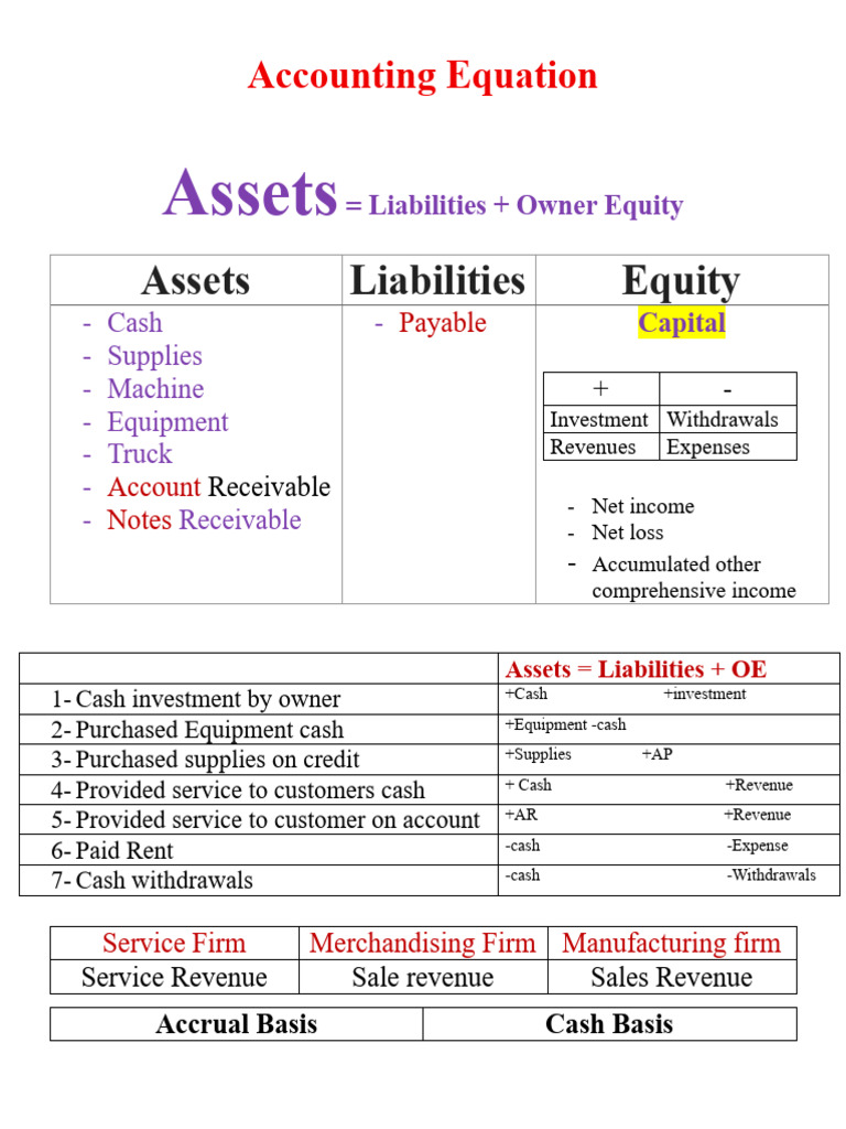 Assets Liabilities Equity | PDF