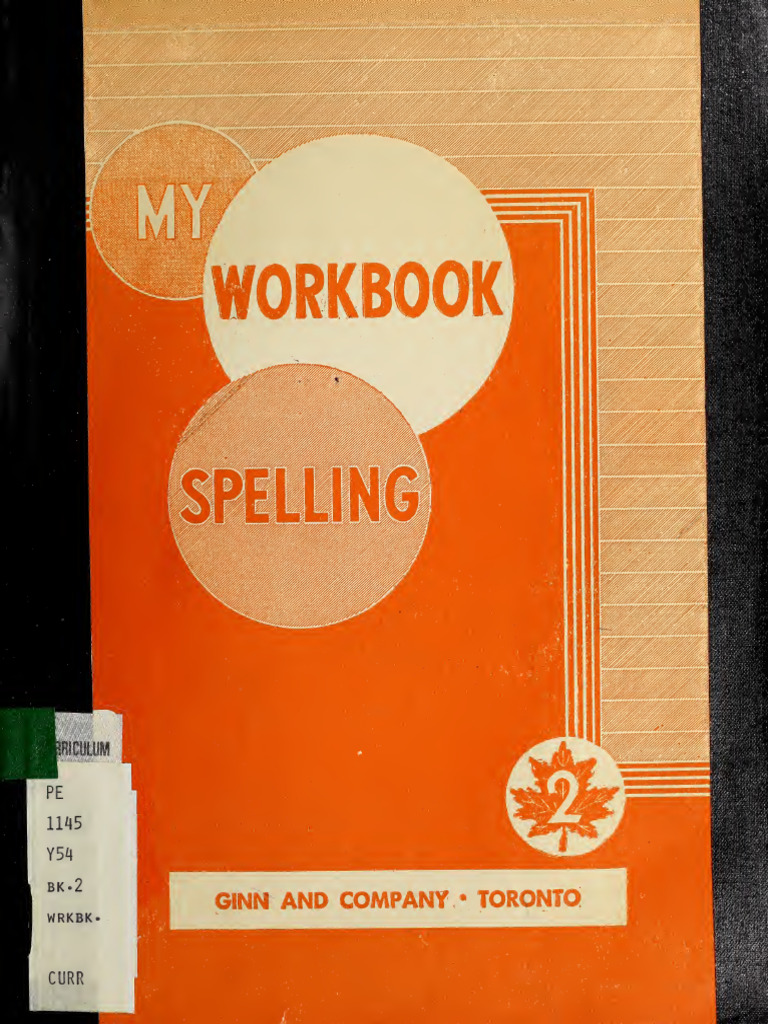 Grade Two Spelling Workbook Guide | PDF