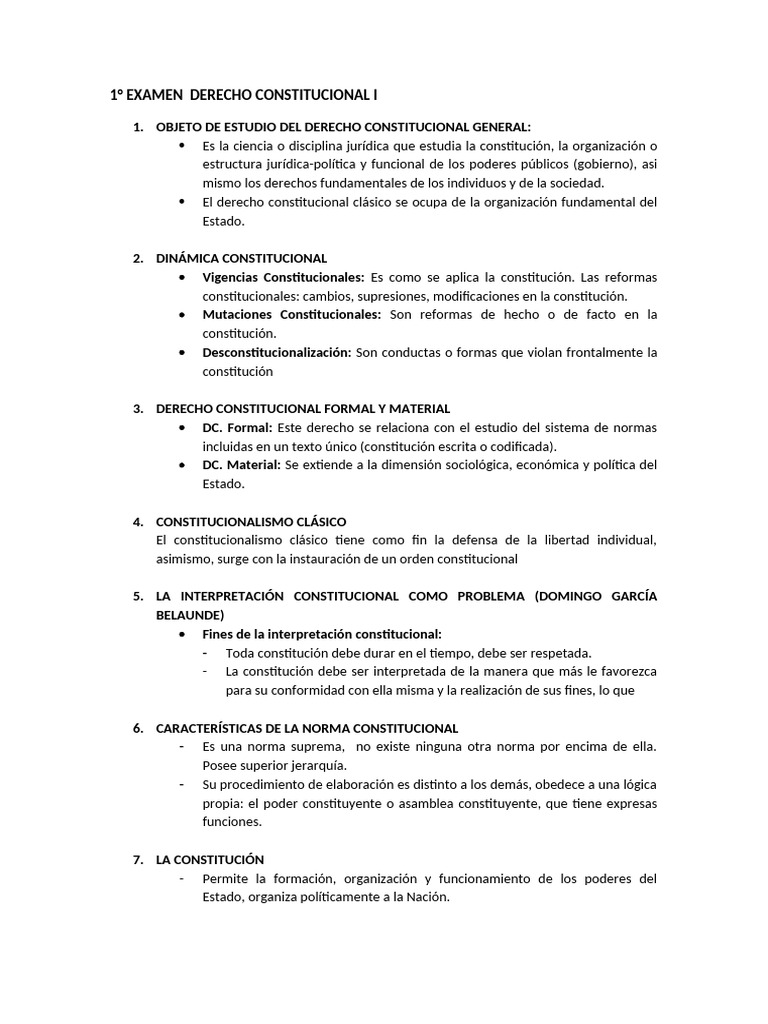 Derecho Constitucional | PDF | Constitución | Ley constitucional