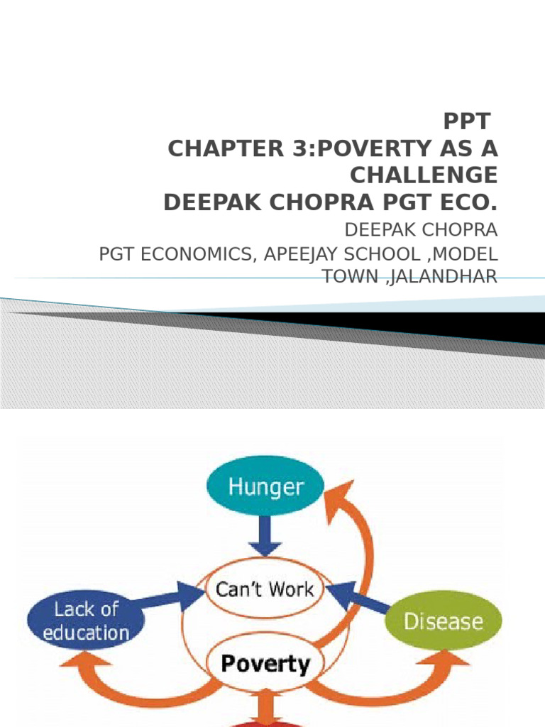 of Poverty As A Challange | PDF | Poverty | Poverty & Homelessness