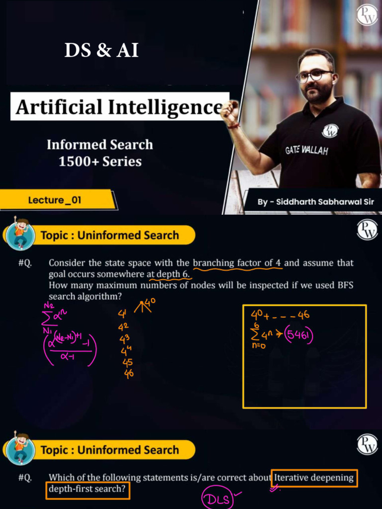 Artificial Intelligence 01 - Class Notes | PDF