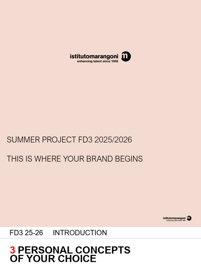 Summer Project FD3 2526 | PDF | Textiles | Clothing