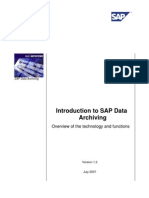 Intro Sap Data Archiving