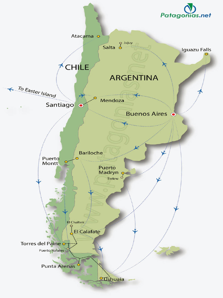 Argentina Chile Map | PDF