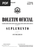 Decreto_ Legislativo nº 2_2007 de 19 de Julho, que estabelece os principios e normas de utilização de solos, tanto pelas entidades públicas como pelas entidades privadas.