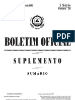 Decreto - Legislativo Nº 2 - 2007 de 19 de Julho, Que Estabelece Os Principios e Normas de Utilização de Solos, Tanto Pelas Entidades Públicas Como Pelas Entidades Privadas.