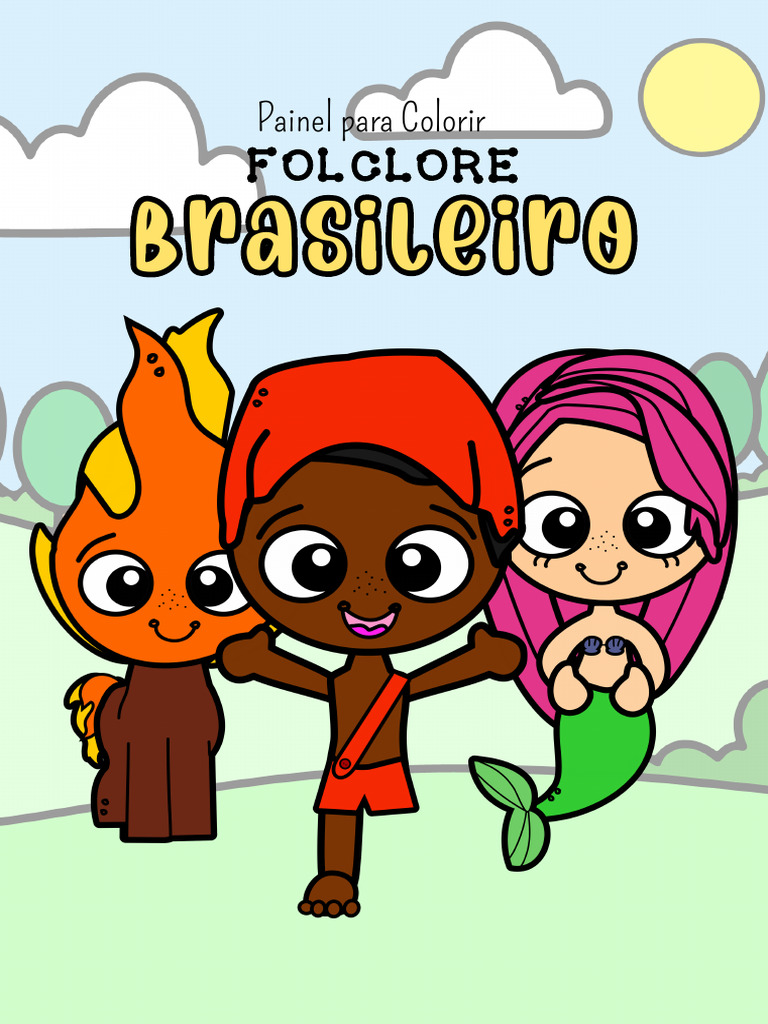 Painel de Folclore Brasileiro para Imprimir | PDF