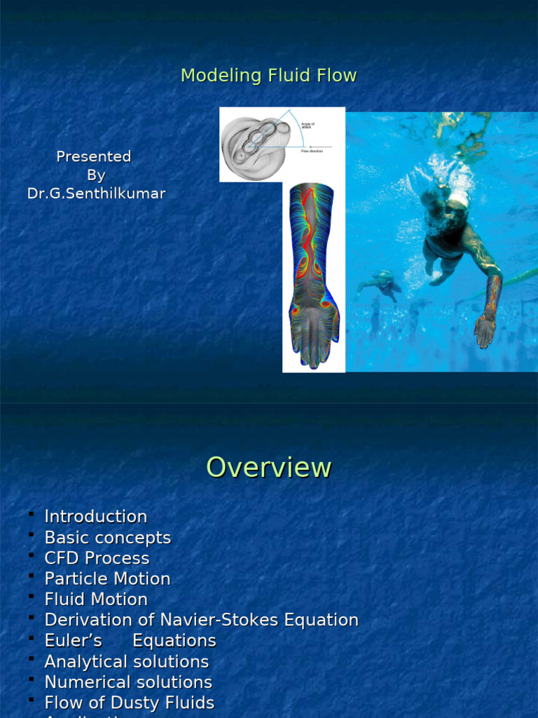 Fluid Flow Modeling Techniques | PDF | Fluid Dynamics | Computational ...