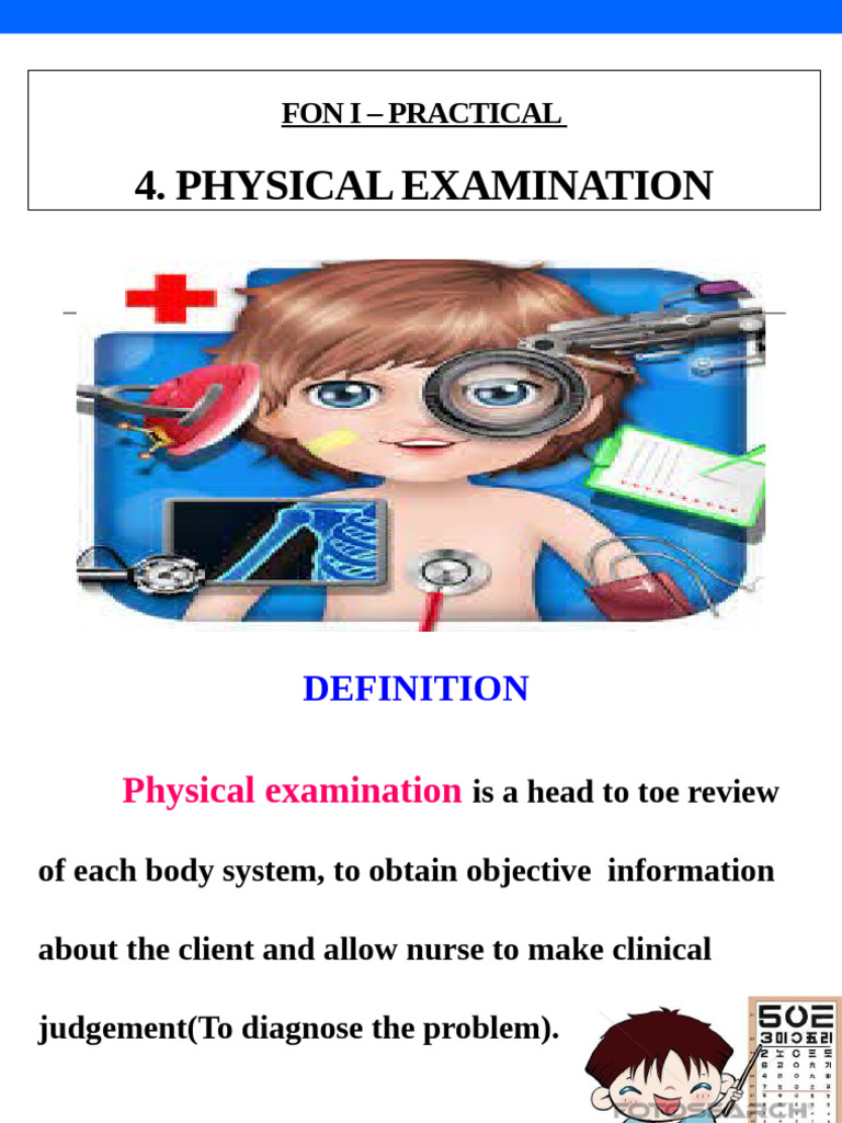 Physical Examination: Methods & Tools | PDF | Physical Examination ...