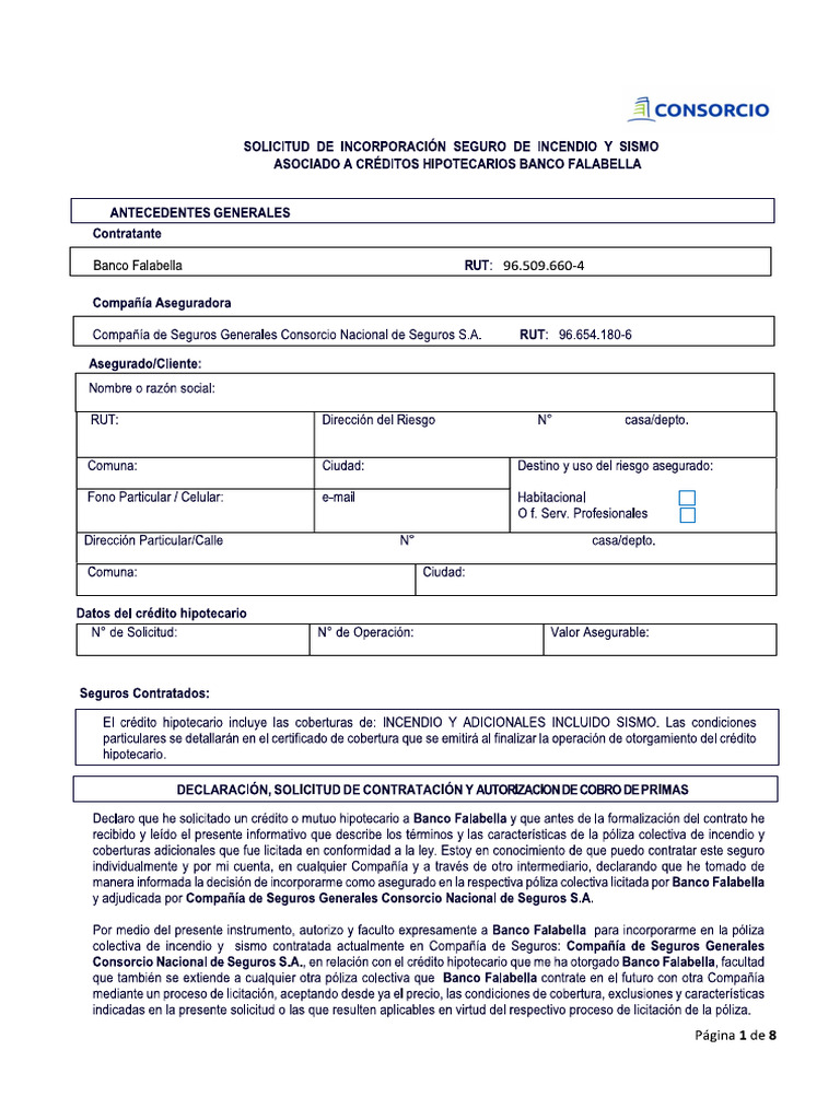 Seguro de Incendio y Sismo | PDF