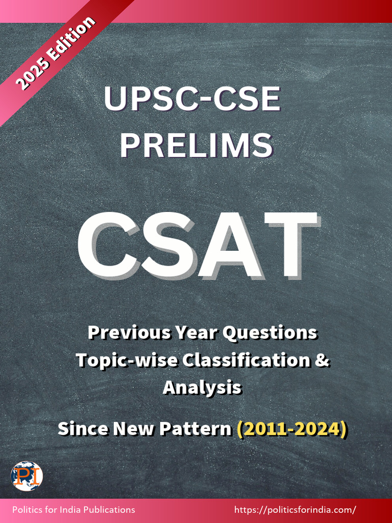 Sample UPSC Prelims CSAT PYQ Book | PDF | Science | Sustainability