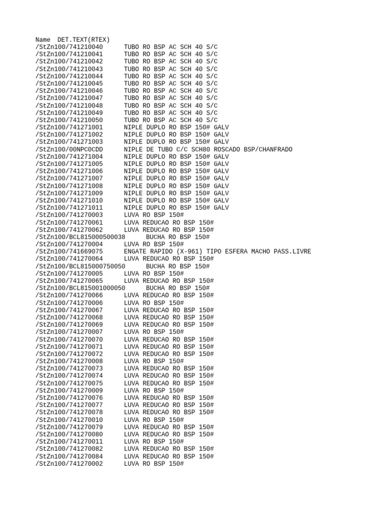 BSP Pipe Fittings and Accessories List | PDF | Plumbing