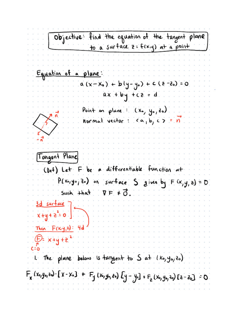 MAT 260 Notes For Section 13.7 Spring 2020 | PDF | Mathematical Objects ...