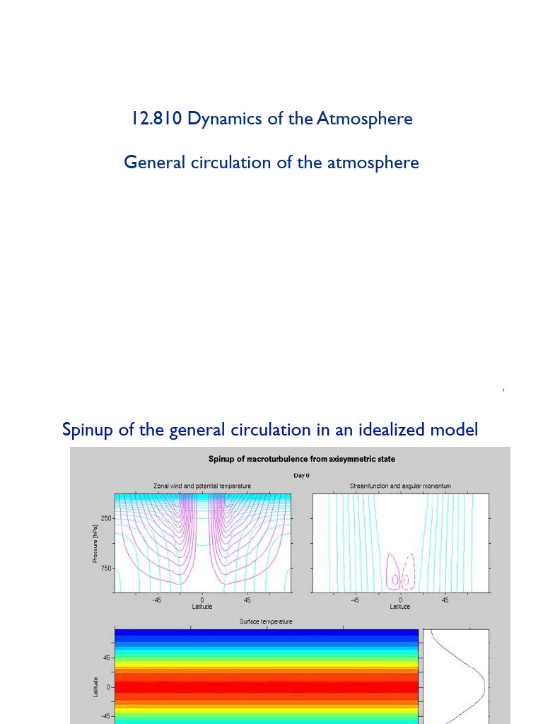 General Circulation of the Atmosphere | PDF | Atmospheric Circulation ...