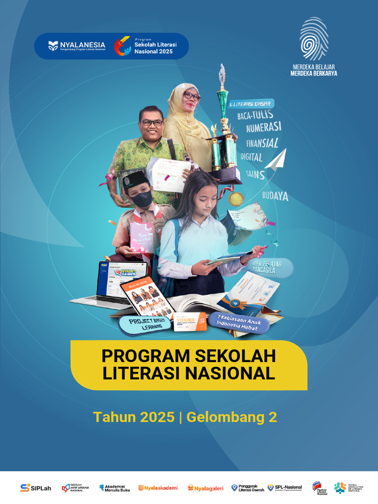 Program Literasi Nasional 2025 untuk Sekolah | PDF