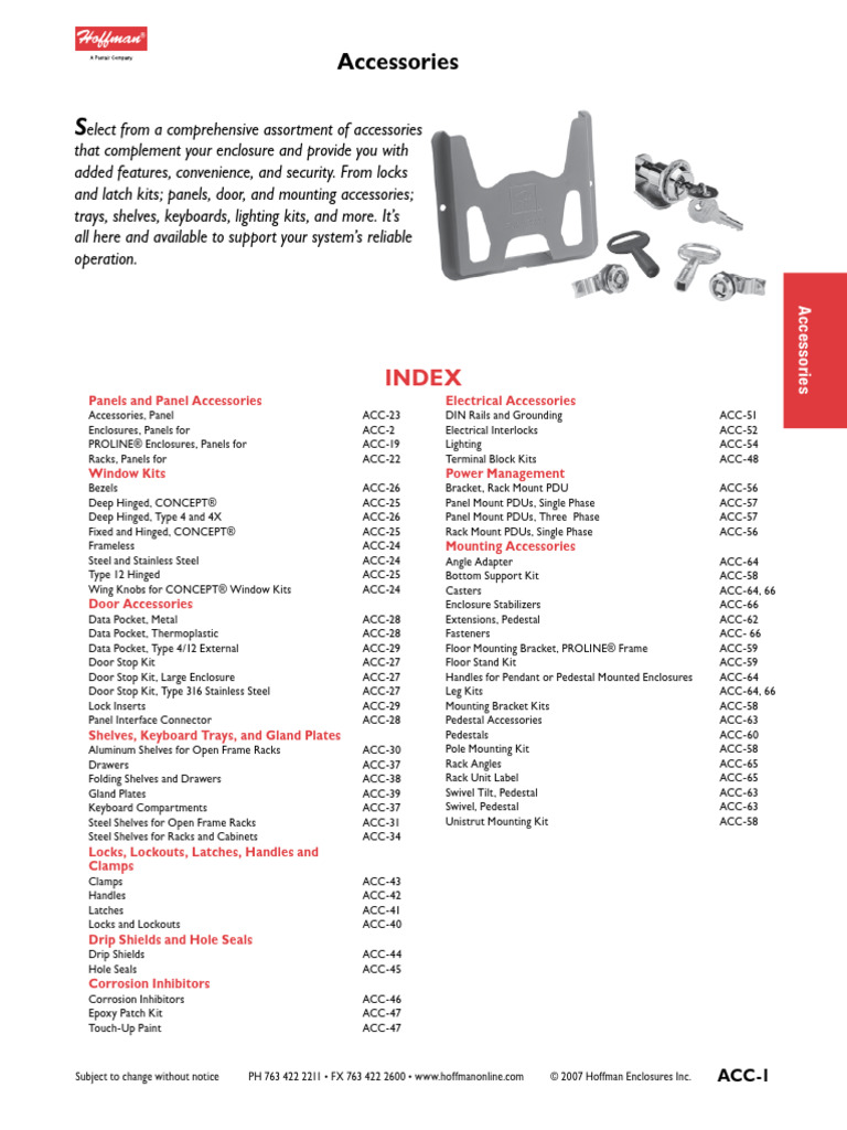 Accessories | PDF | Door | Composite Material
