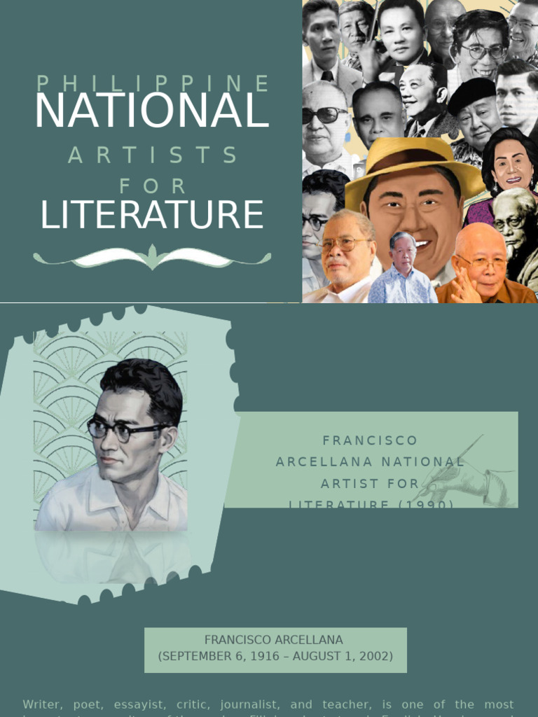 National Artists for Philippine Literature | PDF | Philippines