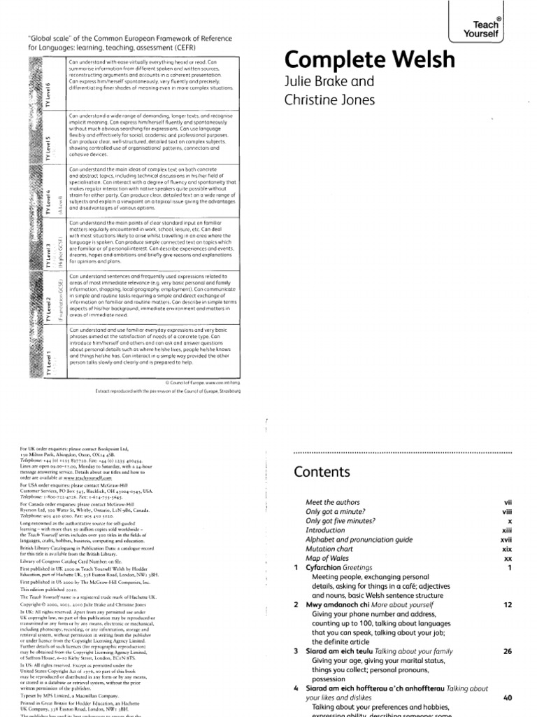 Complete Welsh Language Learning Guide | PDF | Copyright Law | Monopoly ...