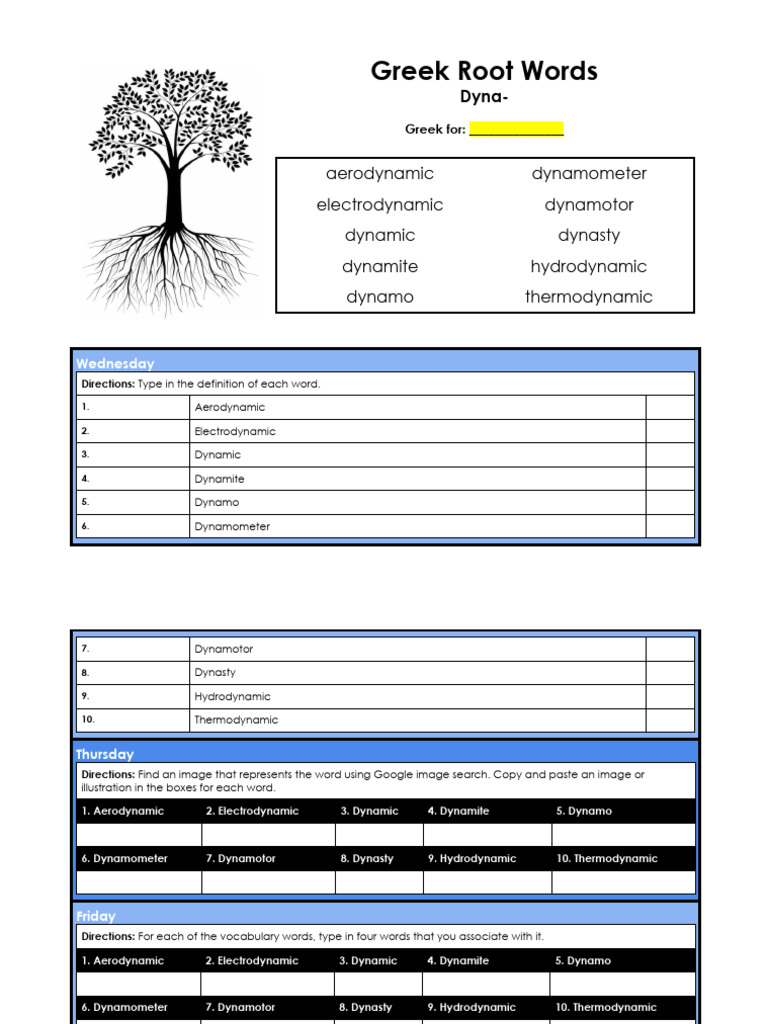 Greek Root 