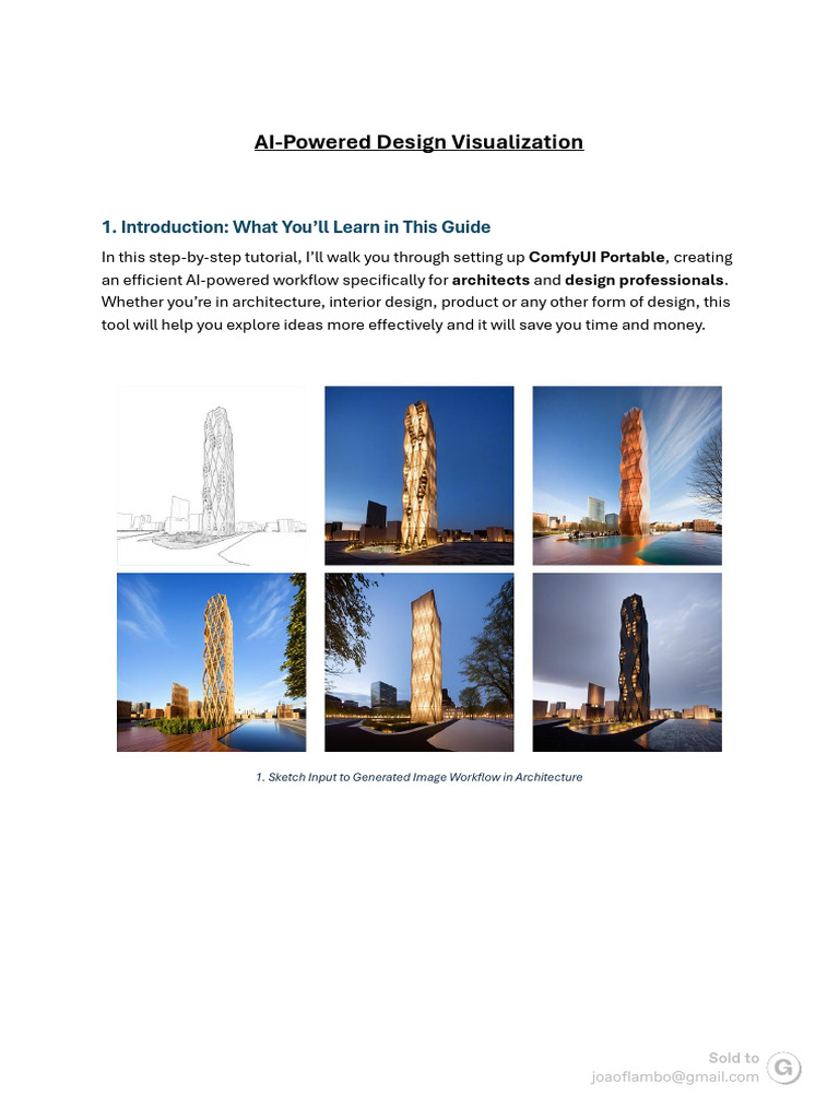 AI Workflow for Architectural Visualization | PDF | Artificial ...