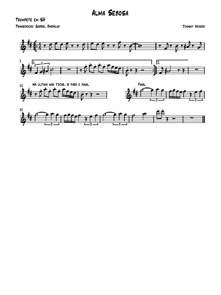Alma Sebosa - Partes | PDF