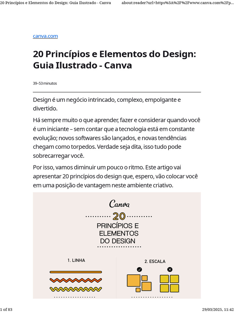 20 Princípios Essenciais do Design | PDF | Simetria | Imagem